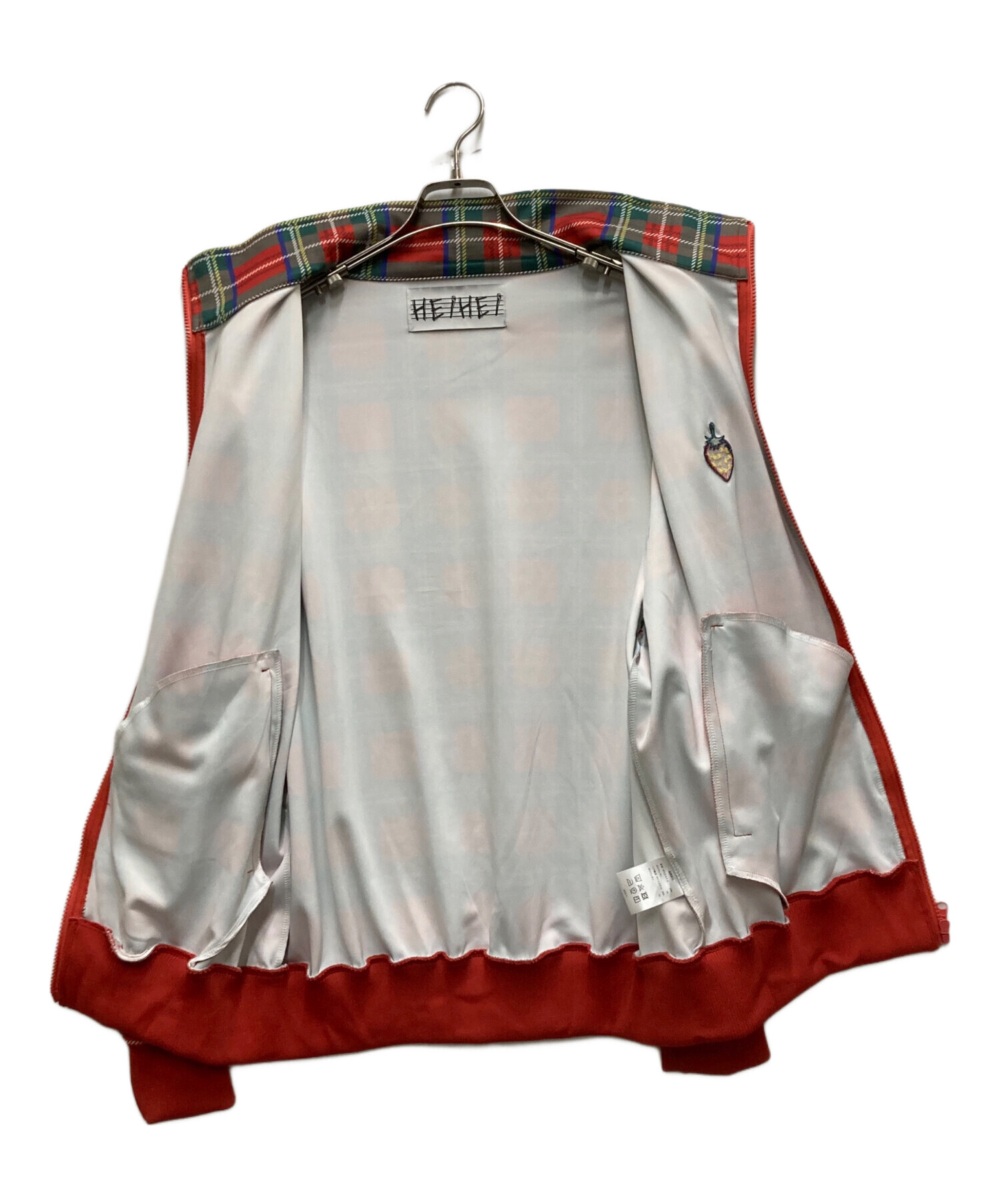 中古・古着通販】HEIHEI (ヘイヘイ) チェック イチゴ柄 トラック