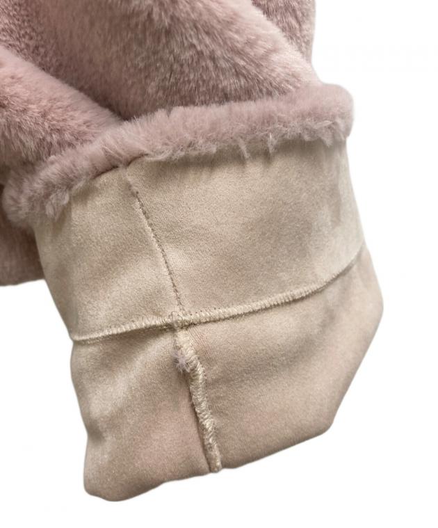 Furfur ダッフルコート ピンク ファーファー FURFUR リボンショート