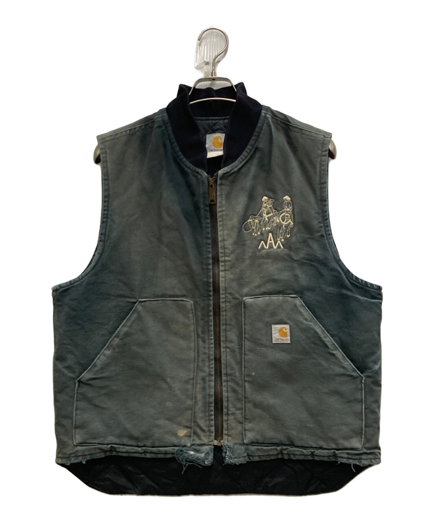 中古・古着通販】CarHartt (カーハート) フェードダック地ベスト