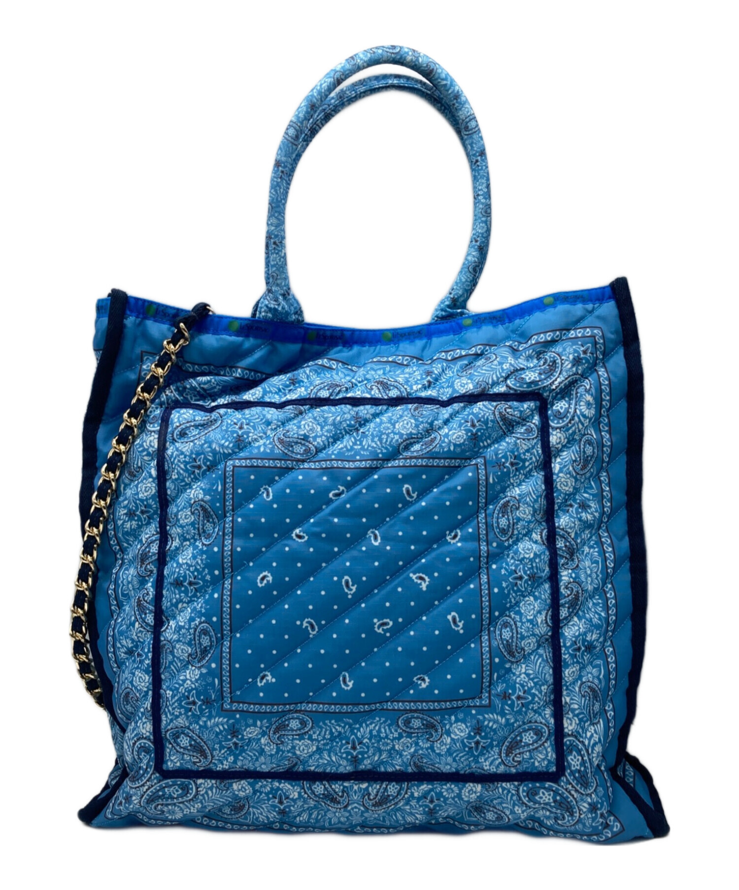 レスポートサック バンダナ柄 トート 中古・古着通販】LeSportsac (レスポートサック) バンダナ柄2WAYトート
