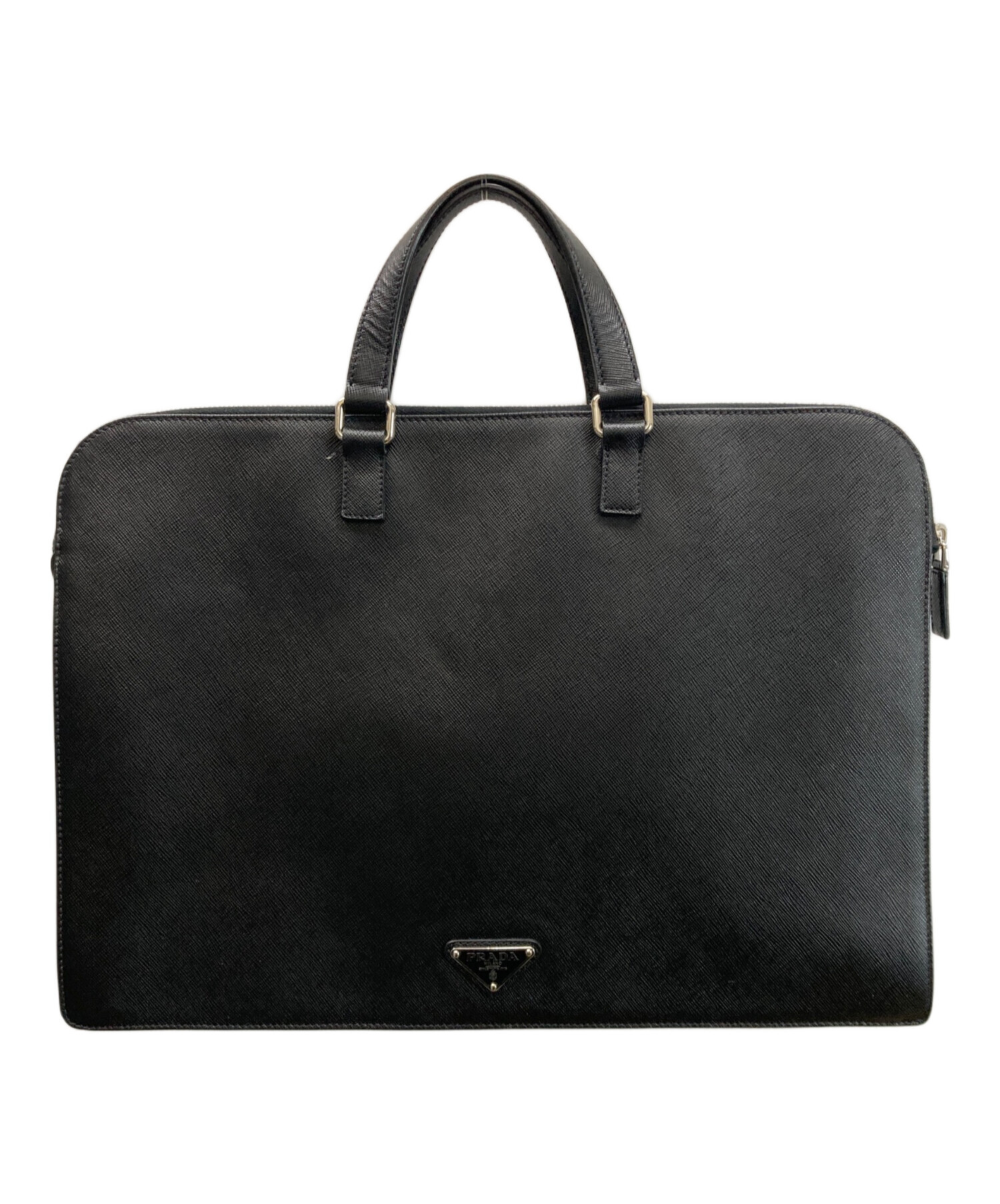 中古・古着通販】PRADA (プラダ) サフィアーノ ブリーフケース