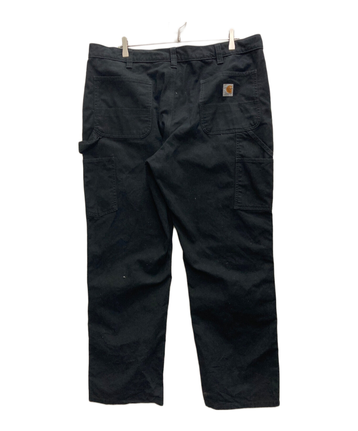 専用carhartt 00s ペインターパンツ 黒 00s USA製 carharttカーハート ダック地 ペインターパンツ 黒 w48 L32