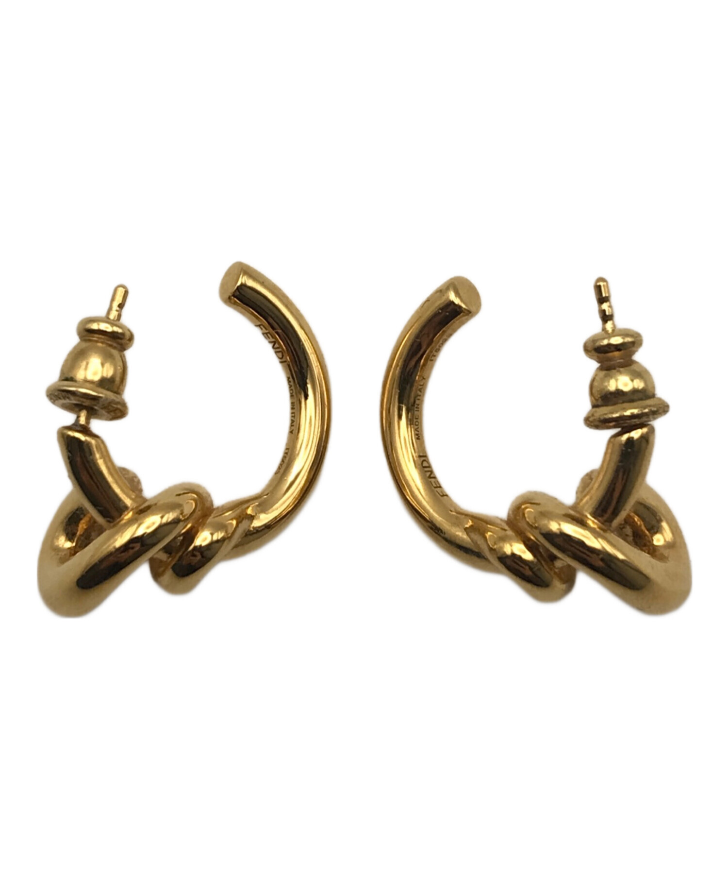 中古・古着通販】FENDI (フェンディ) FILO SMALL HOOP EARRING