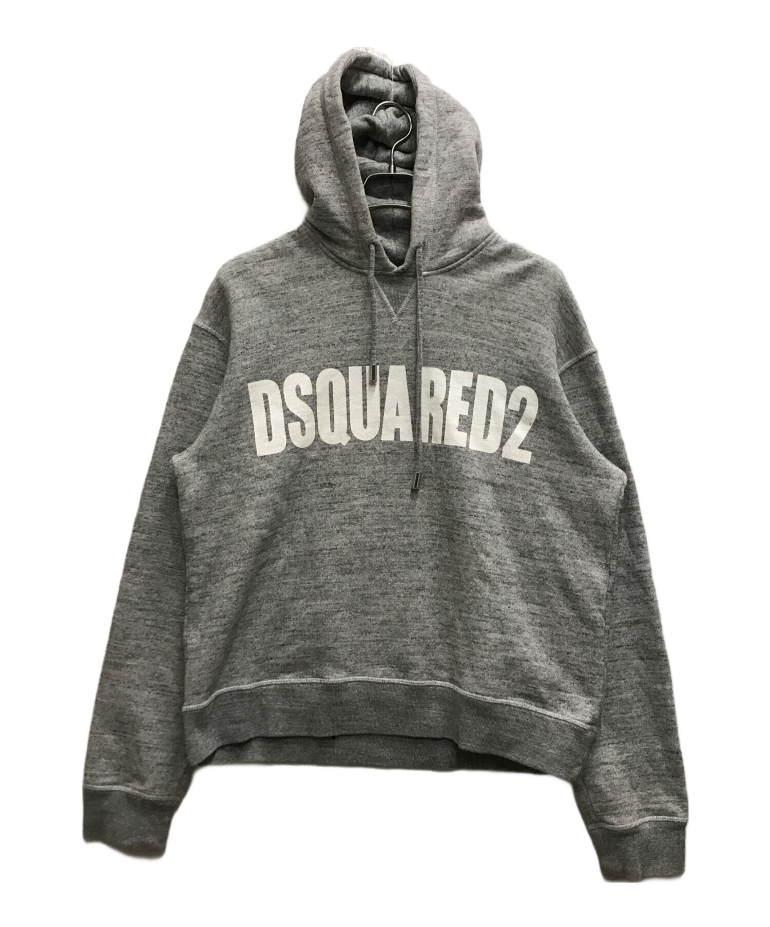 中古・古着通販】DSQUARED2 (ディースクエアード) ロゴパーカー グレー