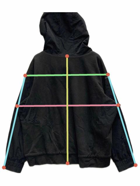 中古・古着通販】HAMCUS PRMTVSM (ハムカスプリティズム) ナイロン切替 