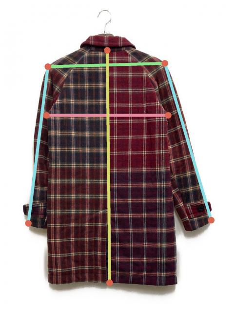 SACAI サカイ チェックコート 中古・古着通販】sacai (サカイ) グラデーションチェックコート