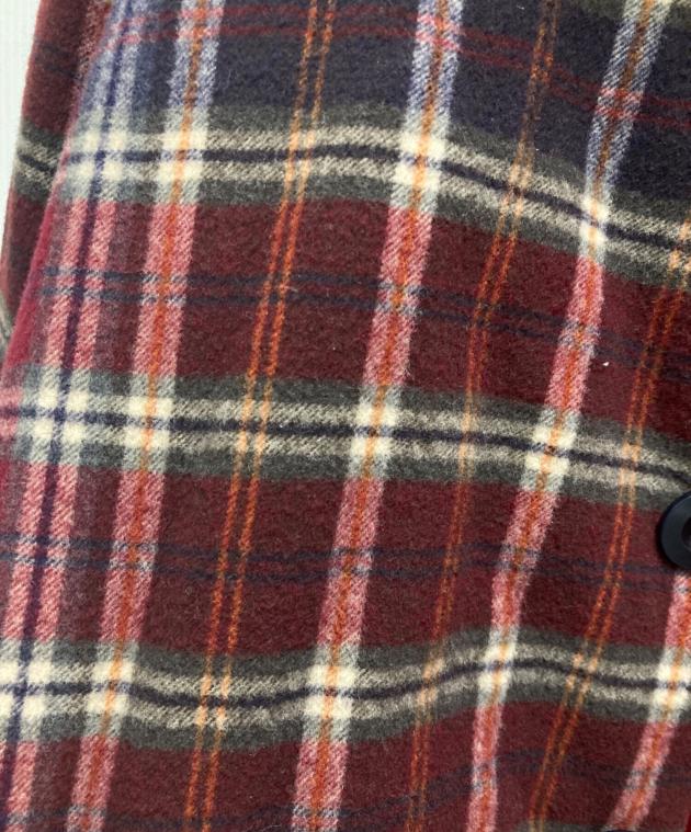 中古・古着通販】sacai (サカイ) チェック切替ステンカラーコート