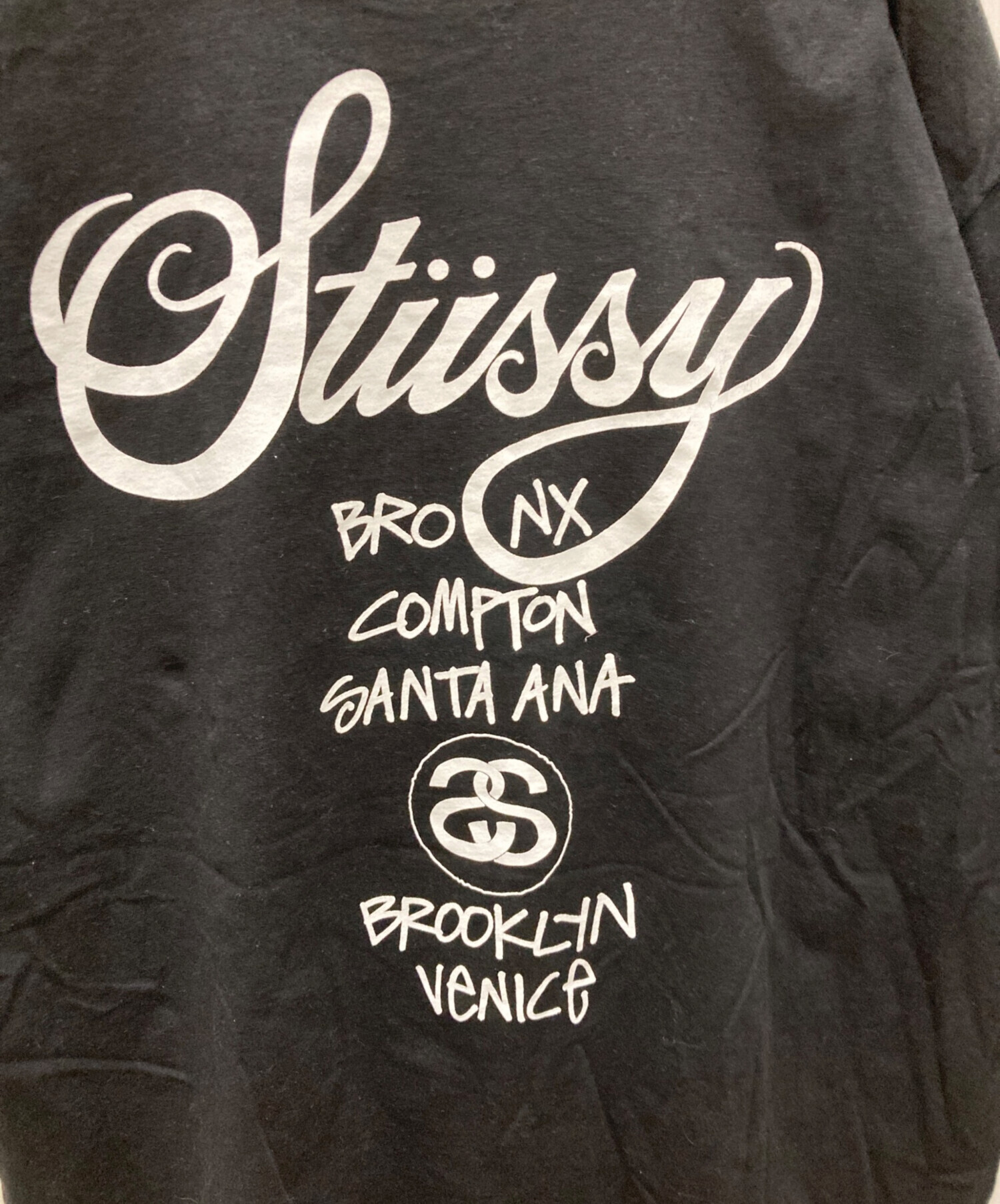 中古・古着通販】stussy (ステューシー) WORLD TOUR TEE ブラック 