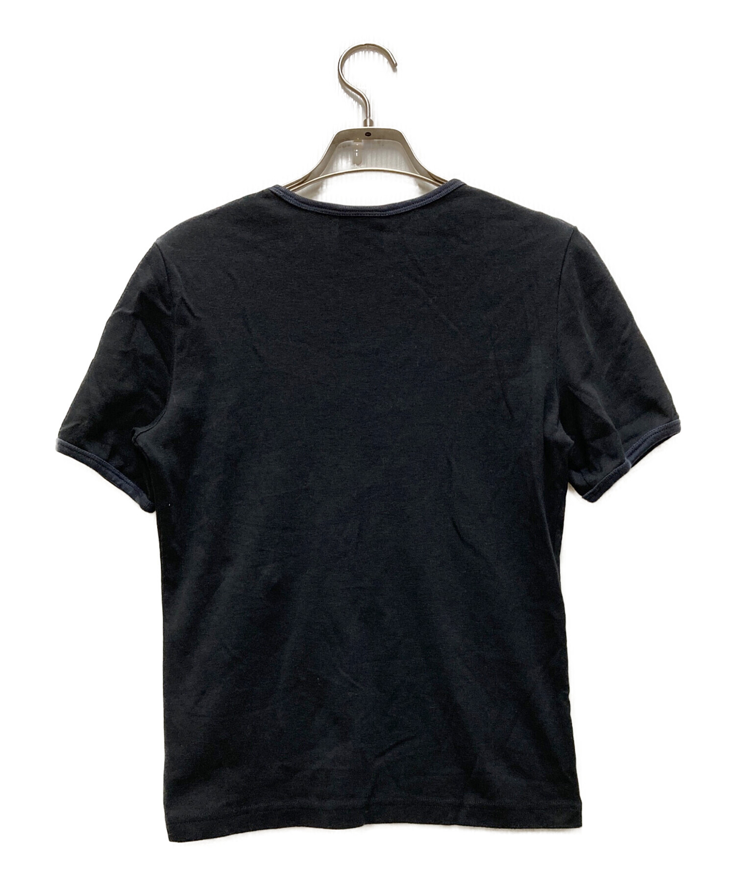 中古・古着通販】courreges (クレージュ) Tシャツ ネイビー サイズ:L
