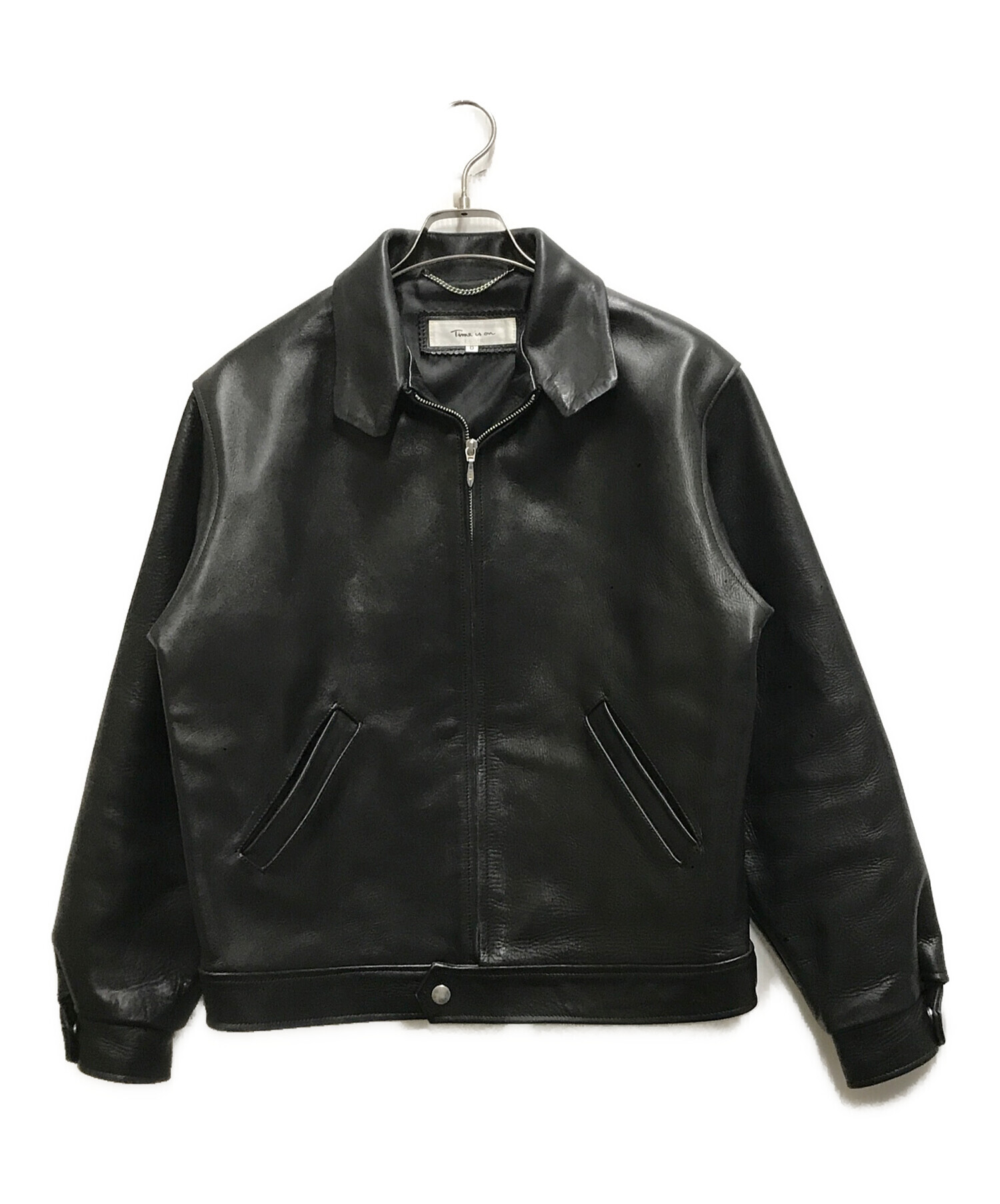 中古・古着通販】Time is on (タイムイズオン) ZIAS LEATHER JACKET