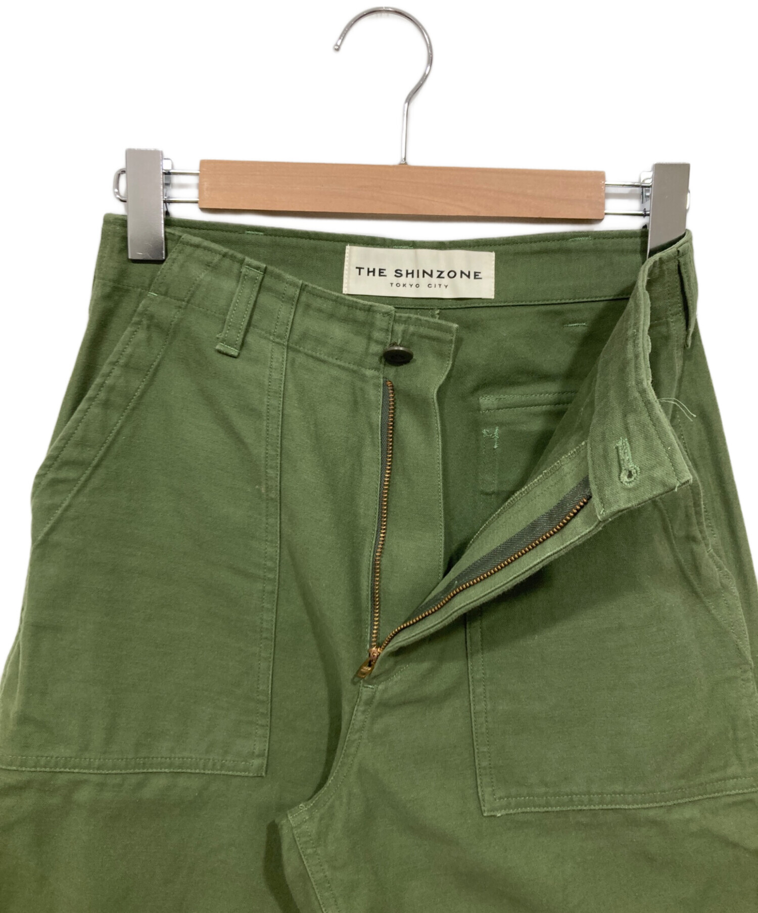 THE SHINZONE ワークパンツ サイズ36 グリーン　未使用品 中古・古着通販】THE SHINZONE (ザ シンゾーン) ベイカーパンツ