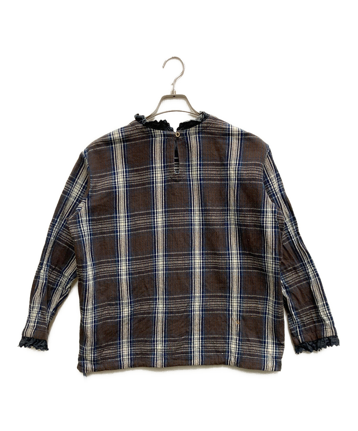 中古・古着通販】45R (フォーティファイブ・アール) 藍ざっくりネルの