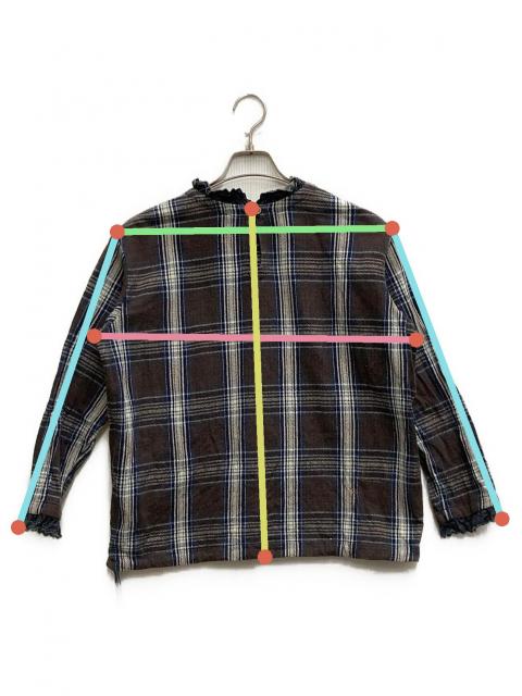 中古・古着通販】45R (フォーティファイブ・アール) 藍ざっくりネルの