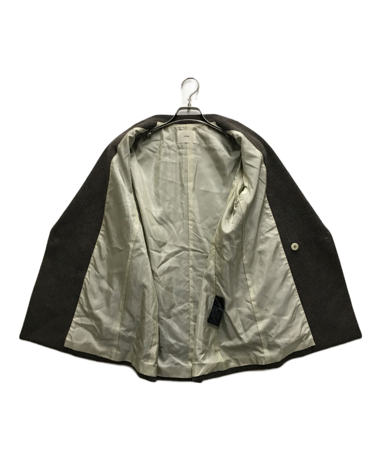 中古・古着通販】IENA (イエナ) 杢ツイード W前ジャケット ブラウン