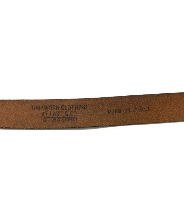 中古・古着通販】ATLAST & CO (アットラスト) INITIAL BELT ブラック