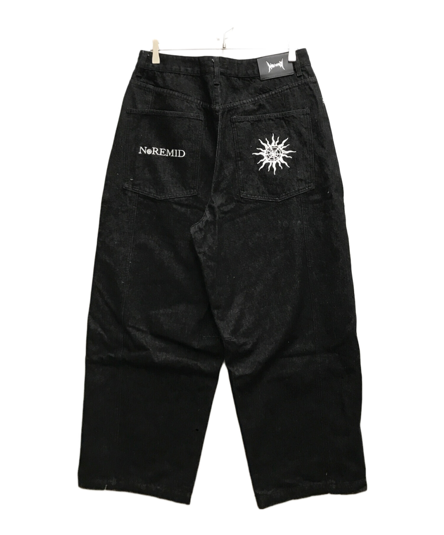 NOREMID ブラックリジッドデニムパンツ 中古・古着通販】NOREMID (ノーリミッド) デニムパンツ ブラック