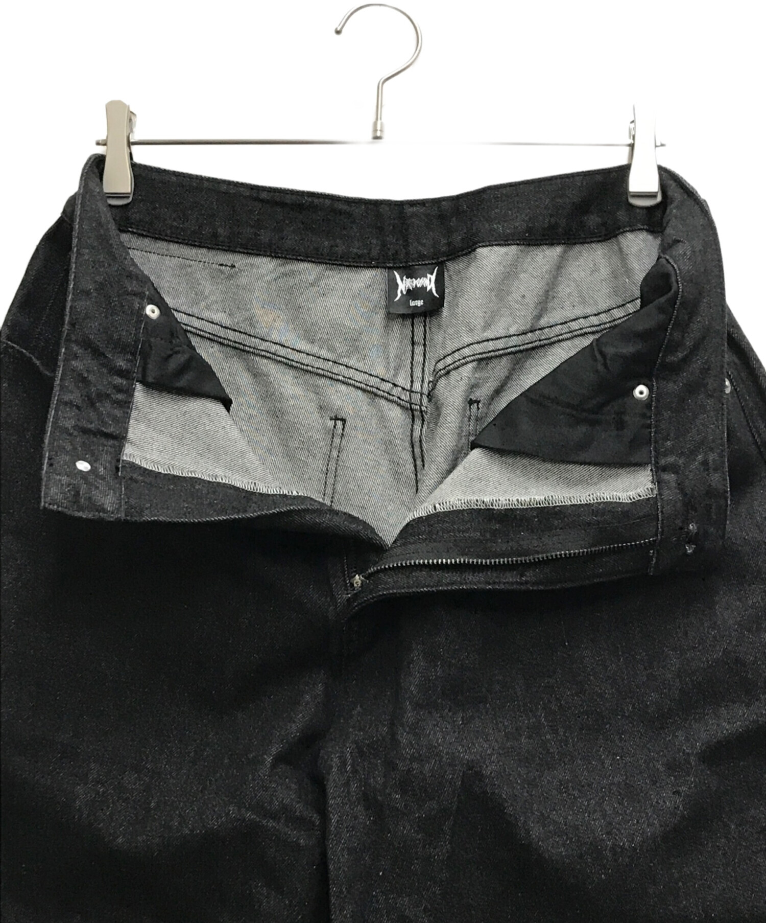 中古・古着通販】NOREMID (ノーリミッド) デニムパンツ ブラック