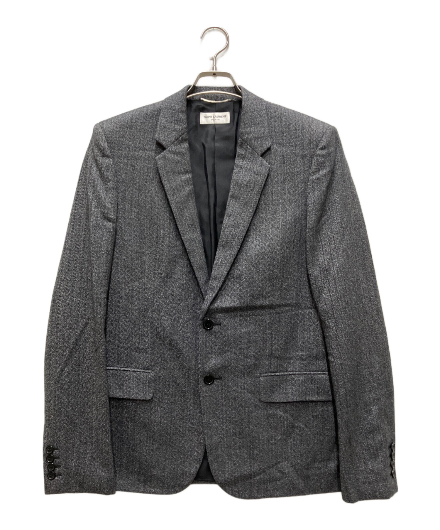23AW SAINT LAURENT PARISテーラードジャケット 中古・古着通販】Saint Laurent Paris (サンローランパリ) ウール2B