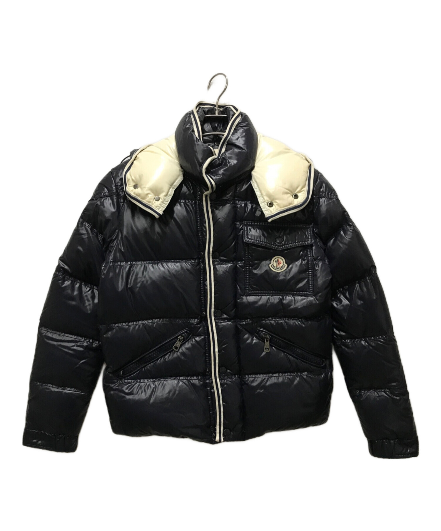 中古・古着通販】MONCLER (モンクレール) ダウンジャケット ネイビー