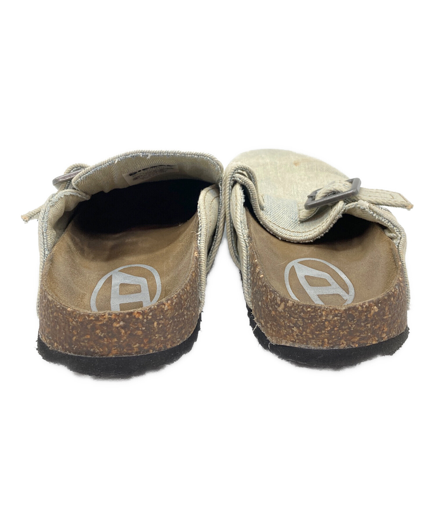 DIESEL 刺繍ロゴ フェイクファー サンダル ベージュ 中古・古着通販】DIESEL (ディーゼル) S-WOODSTOCK ML X /サンダル