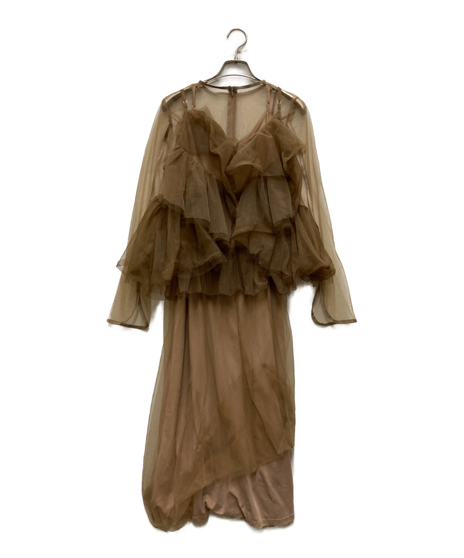 中古・古着通販】AMERI (アメリ) UND TULLE BUSTIER LAYERED DRESS
