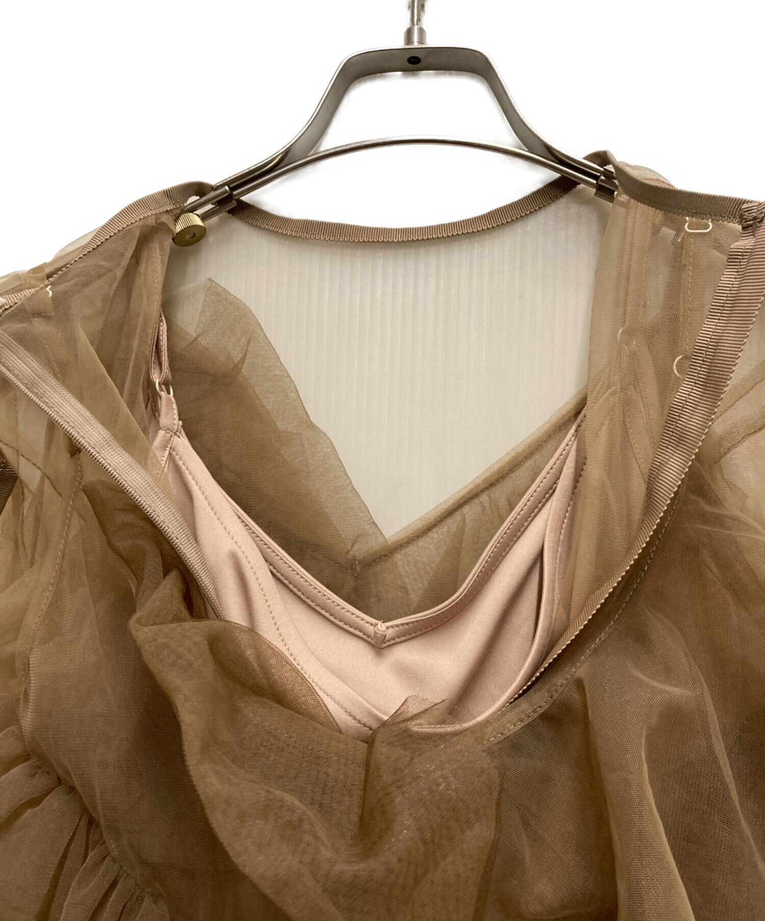 中古・古着通販】AMERI (アメリ) UND TULLE BUSTIER LAYERED DRESS