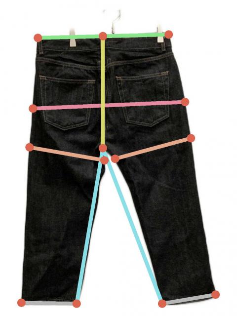 Drkshdw SS08 泥加工　ベルリンカット　デニム　30 中古・古着通販】DRKSHDW (ダークシャドウ) BERLIN CROPPED CUT DENIM
