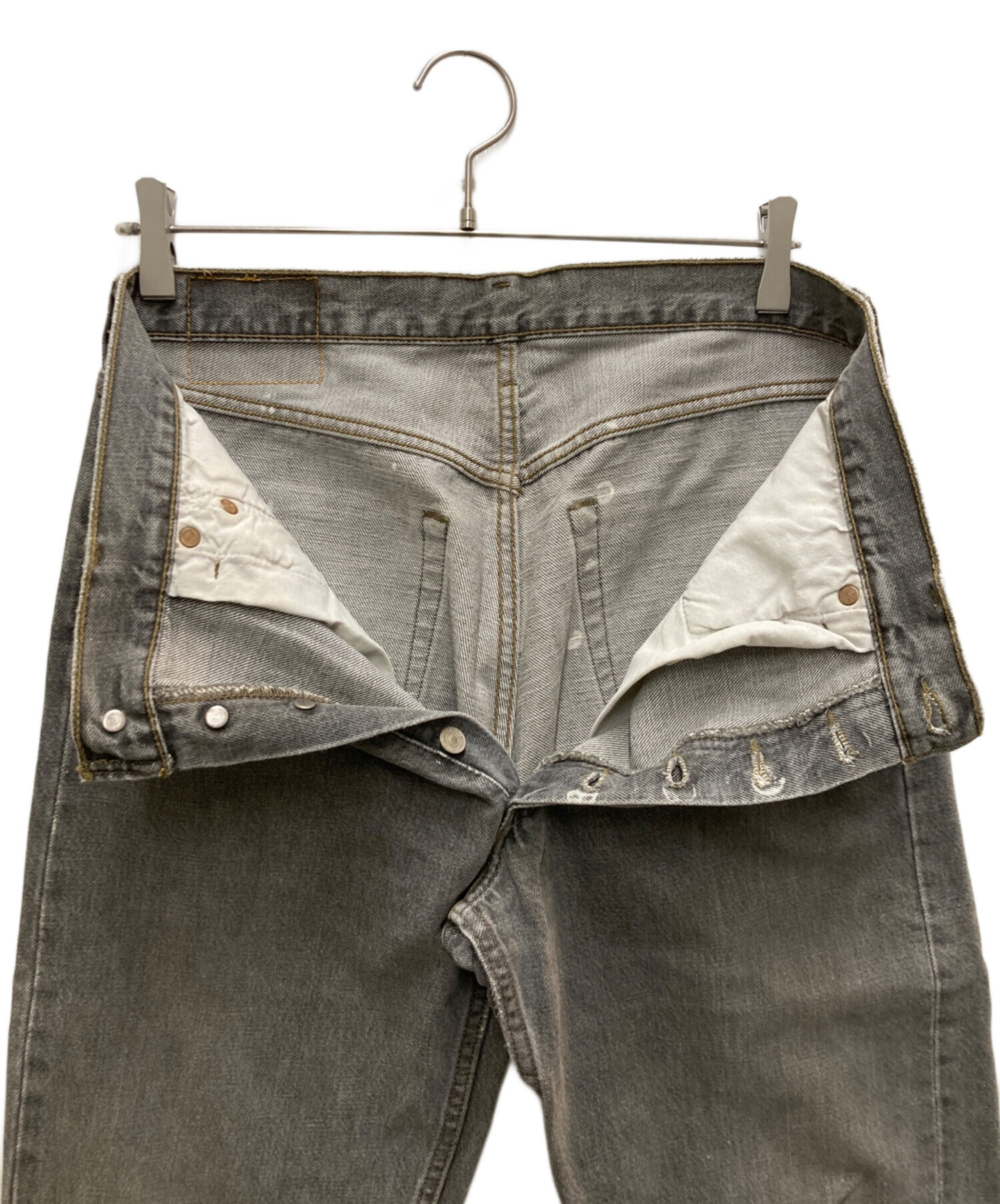 中古・古着通販】LEVI'S (リーバイス) 90's 501 先染めブラックデニム