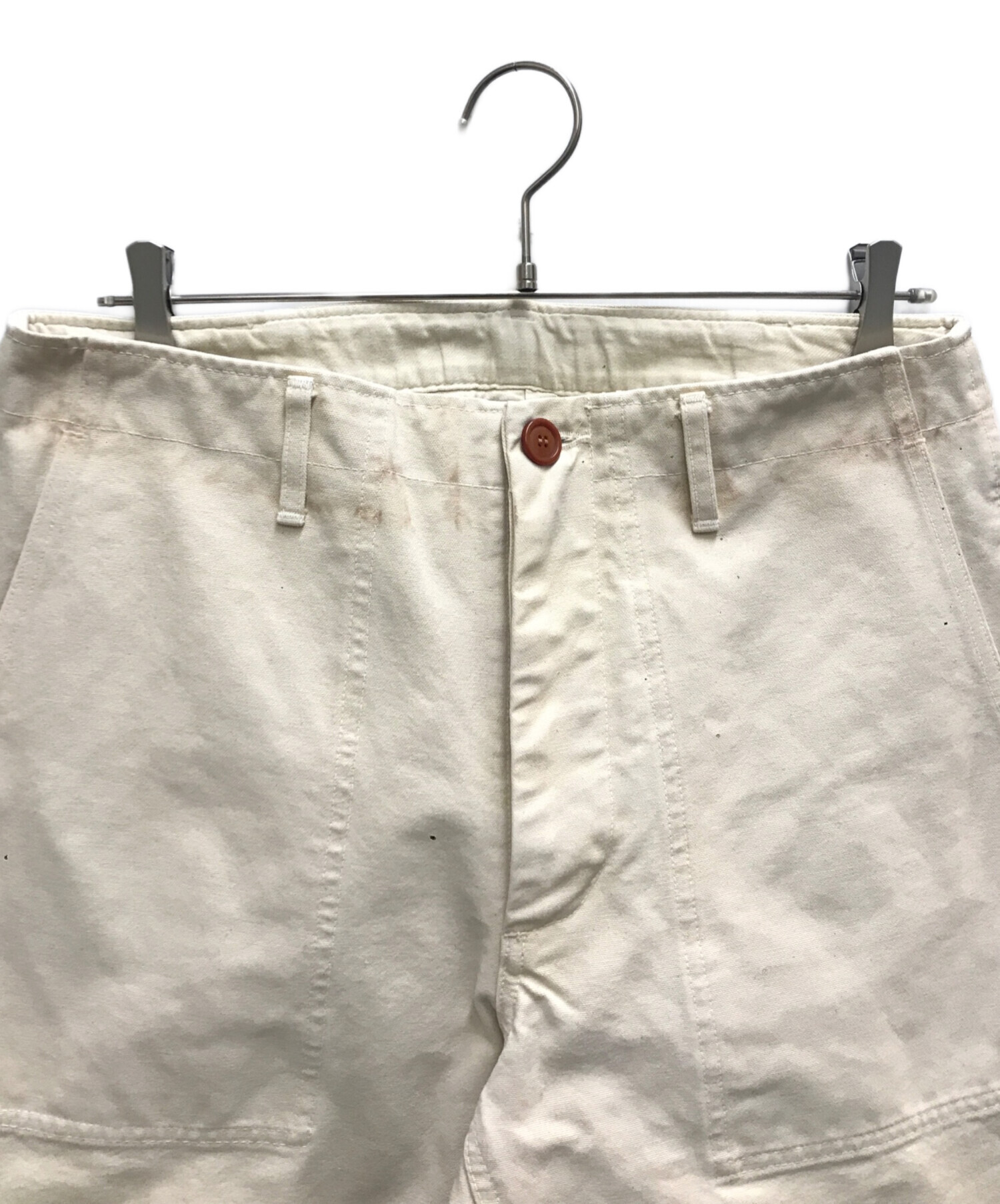 中古・古着通販】VISVIM (ビズビム) TRADE WIND PANTS ホワイト サイズ