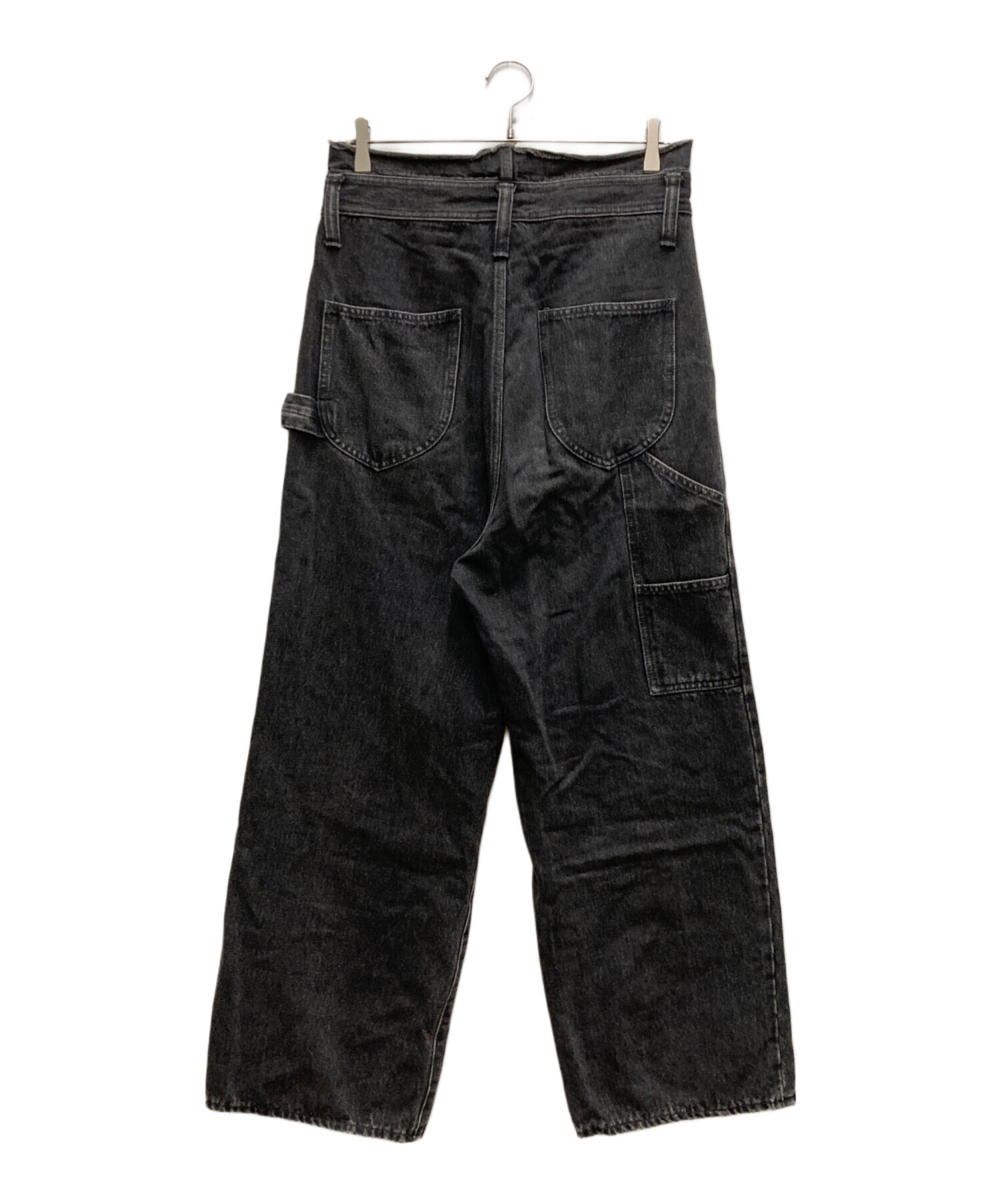 Doublet cut off denim overall 24aw Denim Double-Front Bib Overall 