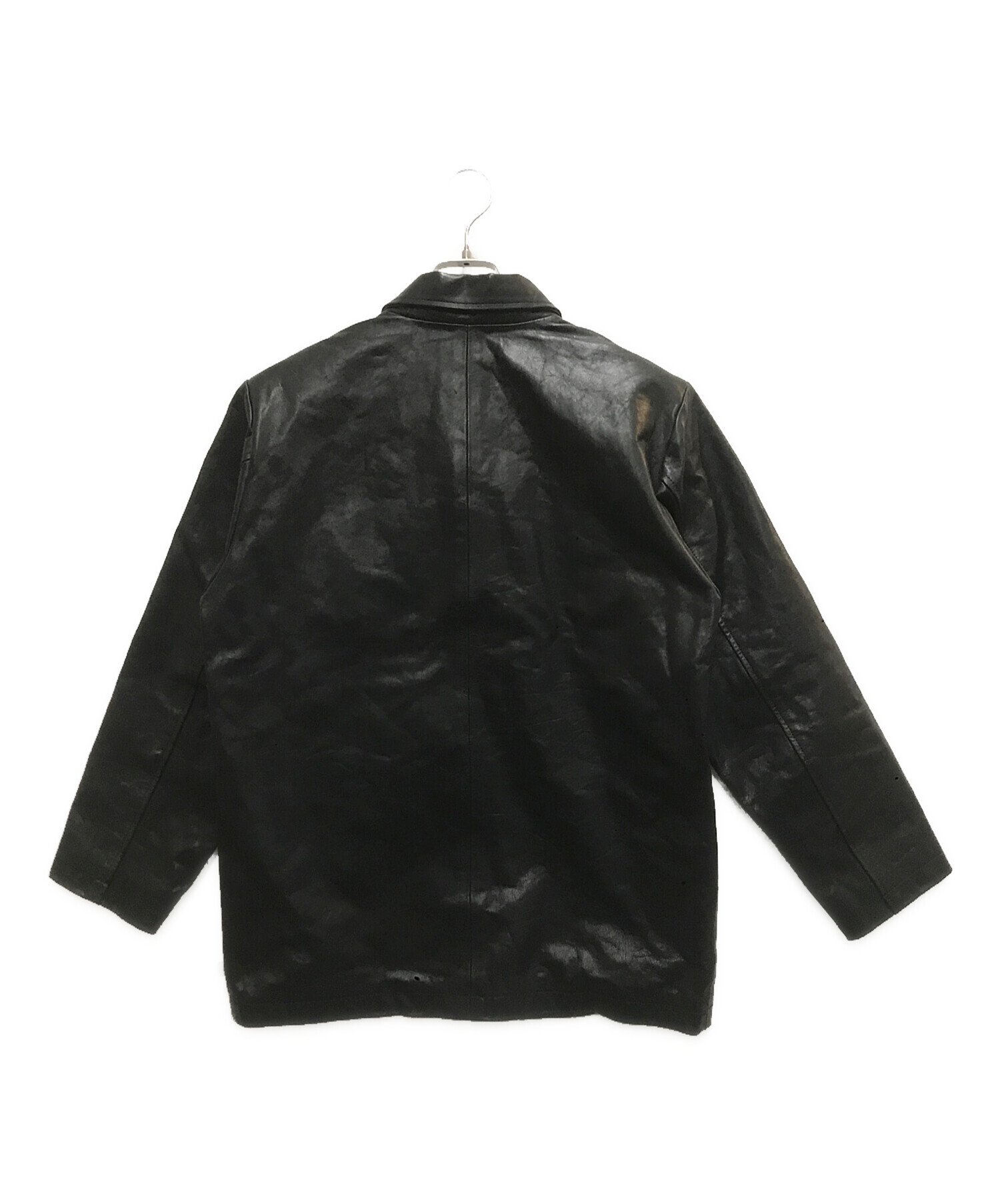中古・古着通販】JJJJound (ジョウンド) ECCO Leather Coach Jacket 中古・古着通販】JJJJound (ジョウンド) ECCO Leather Coach Jacket