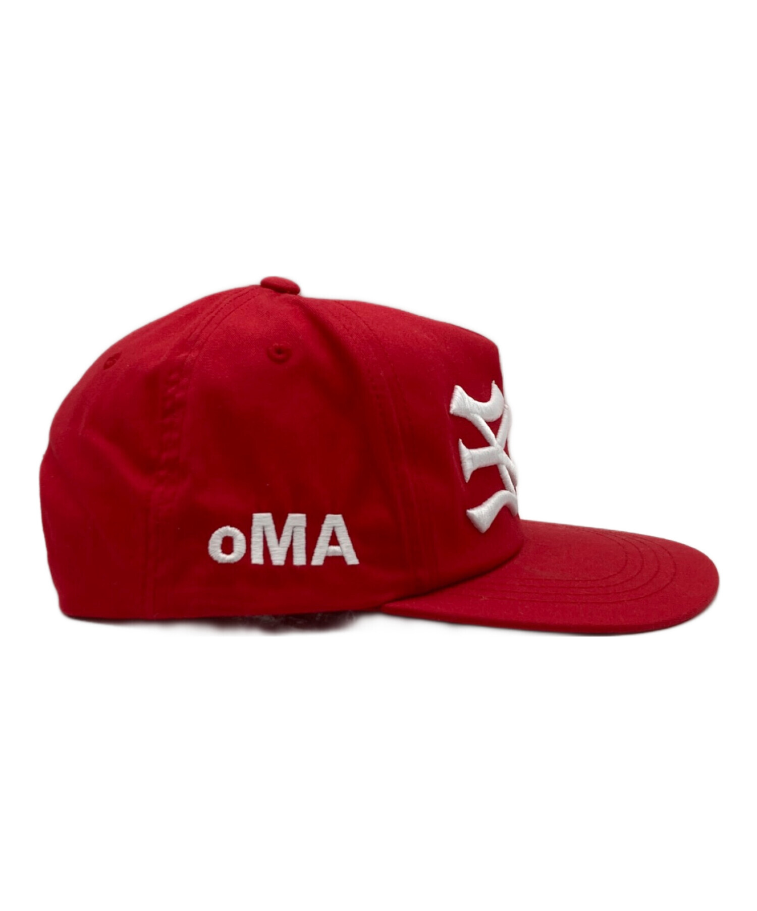 中古・古着通販】OMA (オマ) NY NY CAP レッド｜ブランド・古着通販