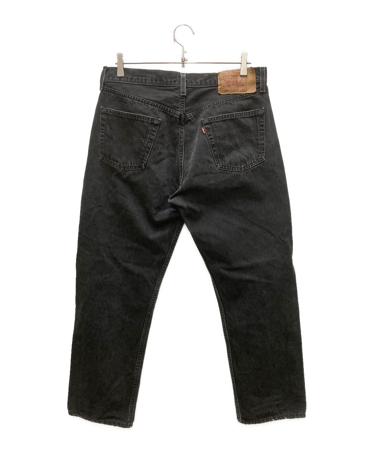 中古・古着通販】LEVI'S (リーバイス) 501 後染めブラックデニムパンツ