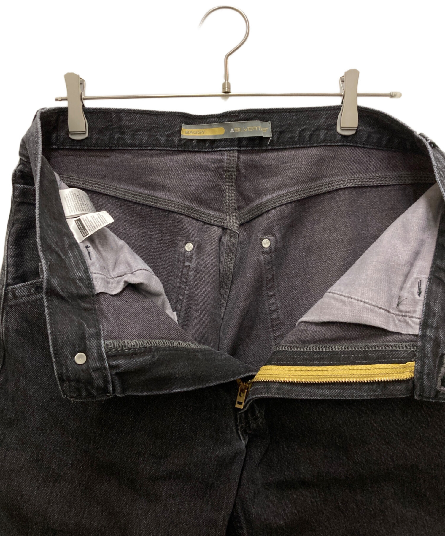 中古・古着通販】LEVI'S (リーバイス) SILVERTABデニムパンツ ブラック