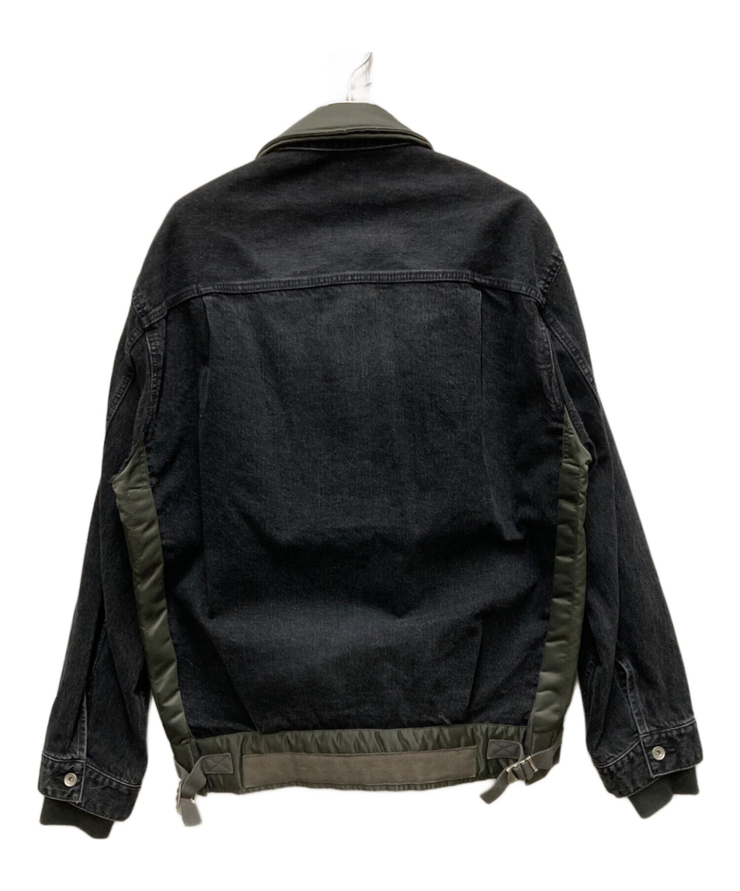 中古・古着通販】sacai (サカイ) ナイロンドッキング デニムジャケット