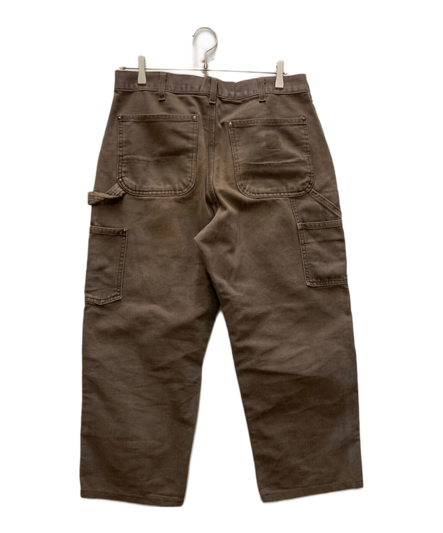 中古・古着通販】CarHartt (カーハート) ダブルニーパンツ ブラウン