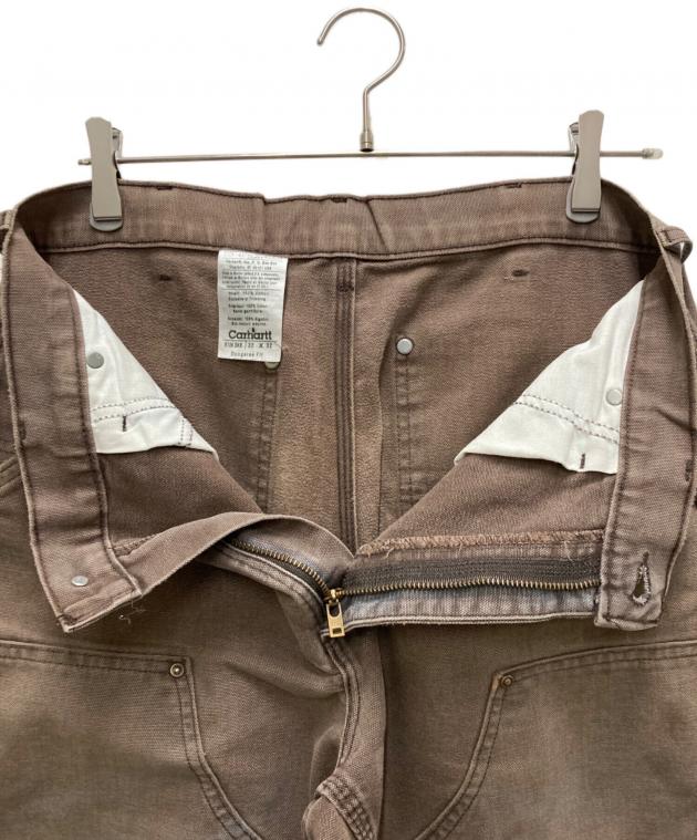 中古・古着通販】CarHartt (カーハート) ダブルニーパンツ ブラウン