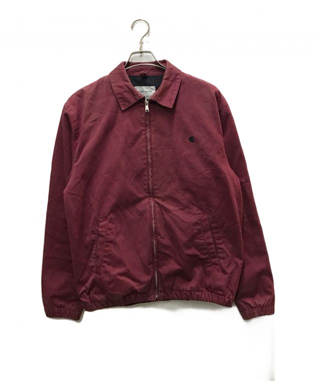 carhartt☆カーハート☆プリントロゴ　ナイロンジャケット　ワインレッド　L 中古・古着通販】Carhartt WIP (カーハート ワークインプログレス