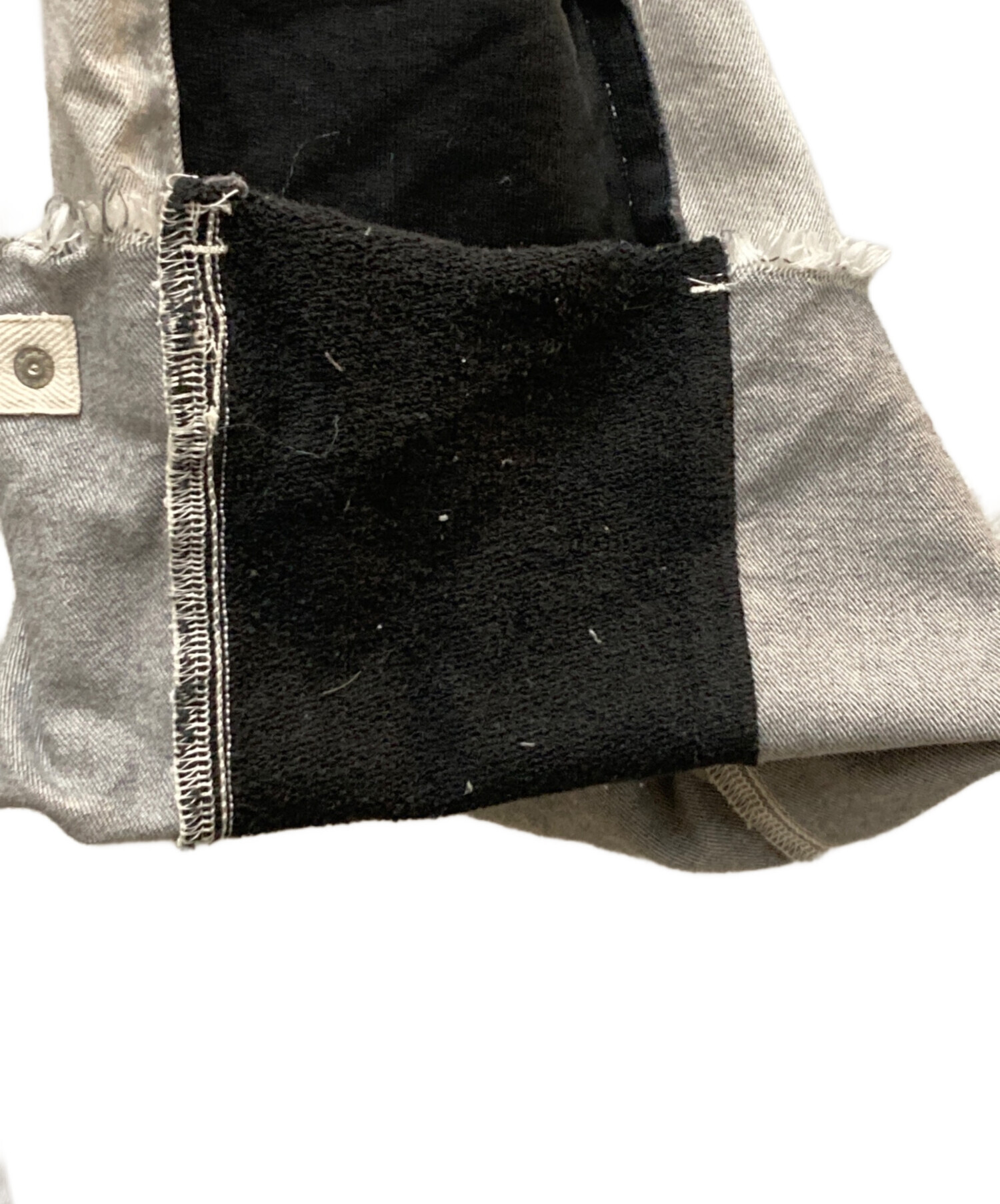 中古・古着通販】AMBERGLEAM (アンバーグリーム) 2WAY Baggy Denim