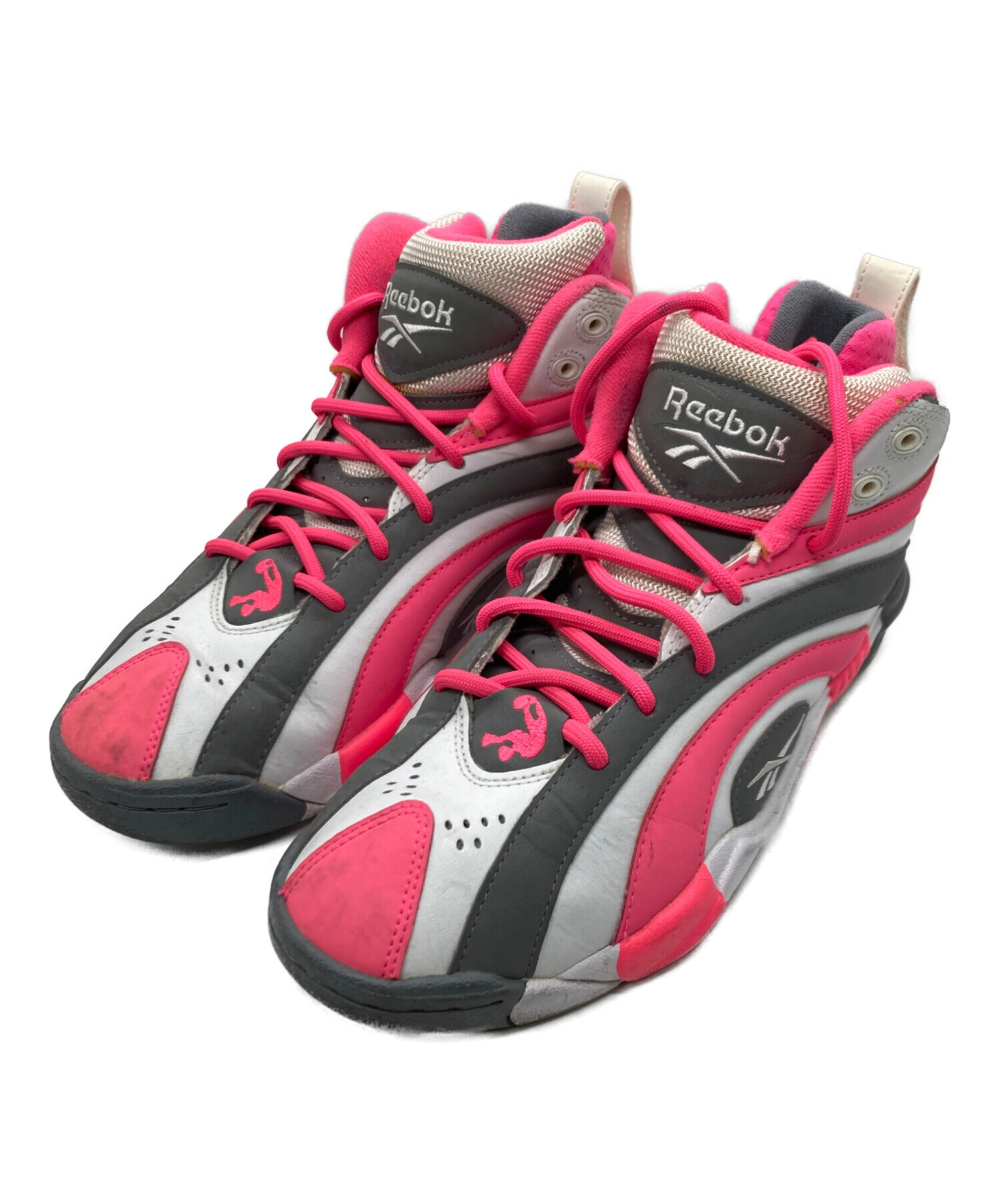 中古・古着通販】REEBOK (リーボック) SHAQNOSIS ピンク×ホワイト