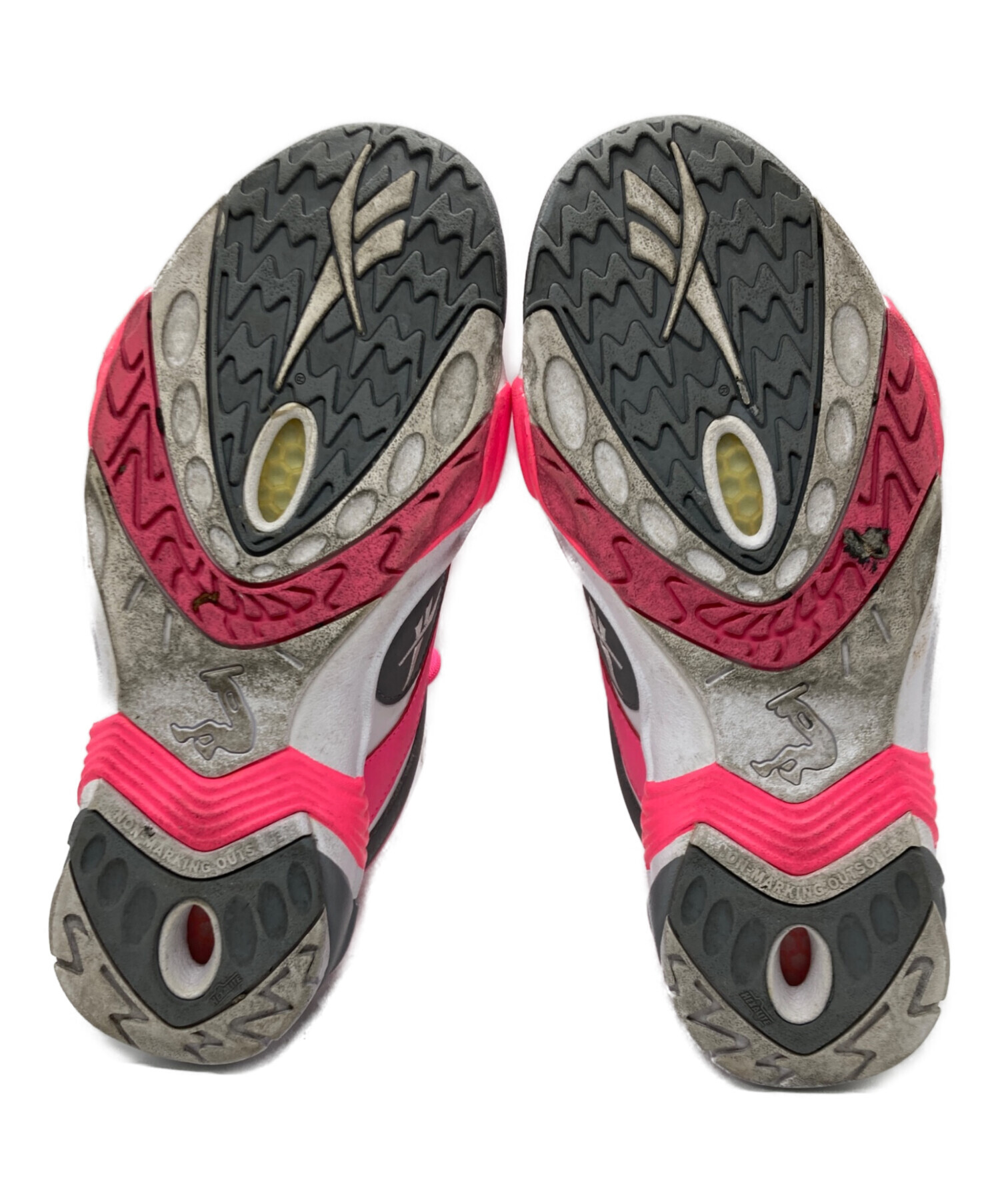 【レアカラー】 Reebok シャクノーシス リーボック 26cm ピンク 中古・古着通販】REEBOK (リーボック) SHAQNOSIS ピンク×ホワイト