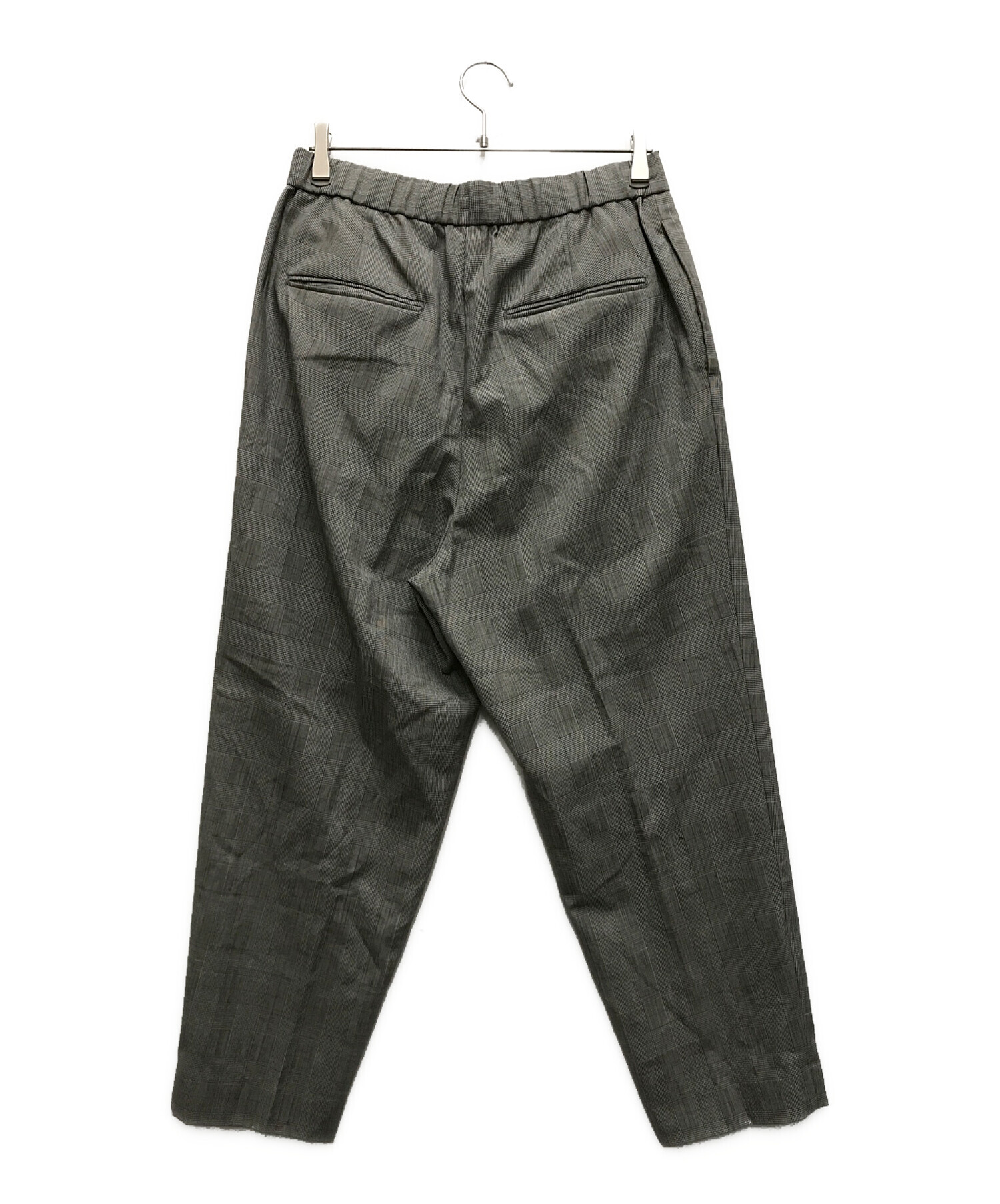 ATON 定価39600円 GIZA OXFORD TAPERED PANTS ATON WOOL WASHI