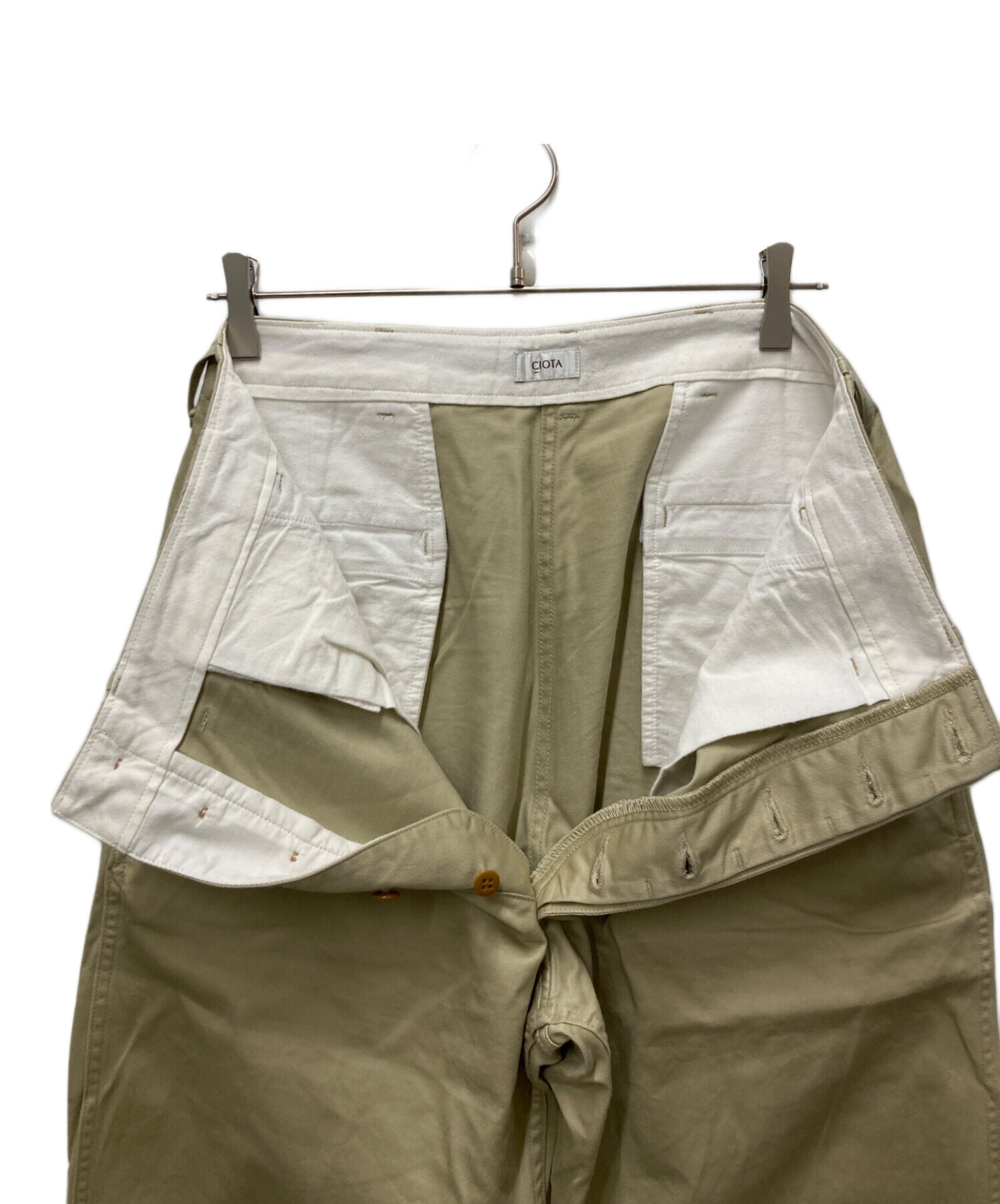 中古・古着通販】CIOTA (シオタ) スビンコットンウエポンチノパンツ