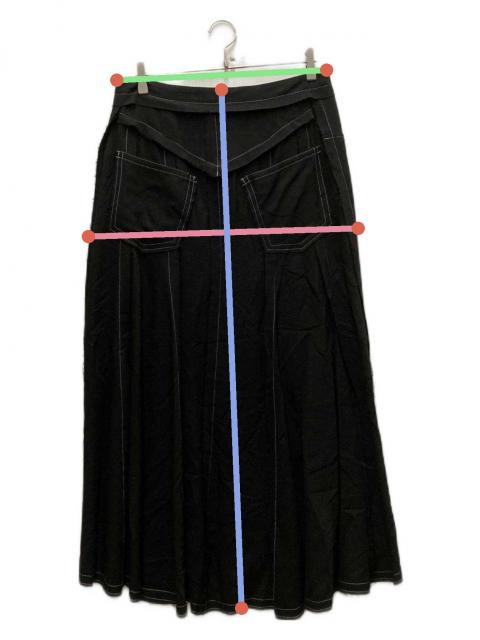 LIMl feu リミフゥ スカート TIERED SKIRT(S Black): LIMI feu｜THE SHOP YOHJI YAMAMOTO