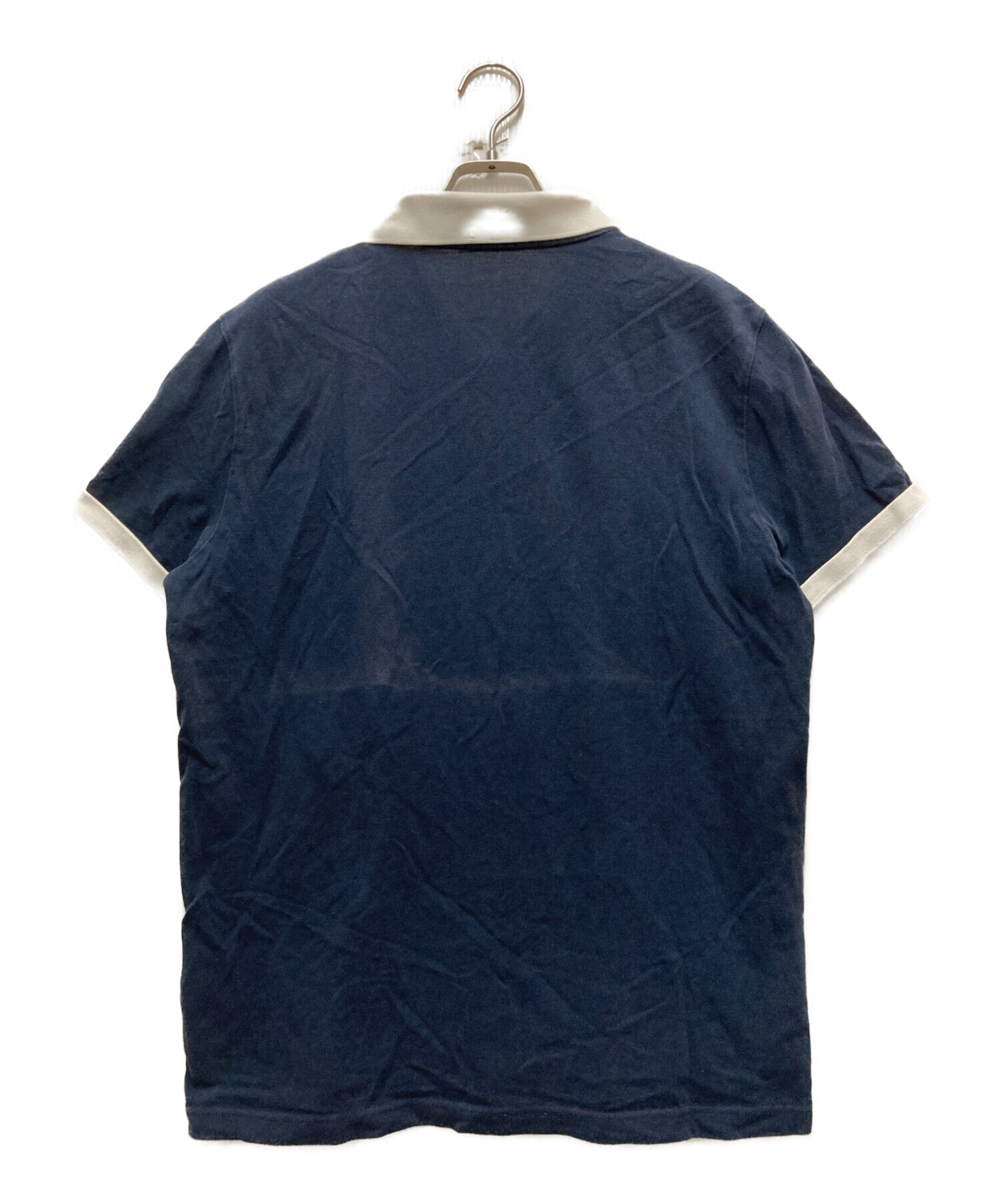 中古・古着通販】MONCLER (モンクレール) ポロシャツ ネイビー サイズ