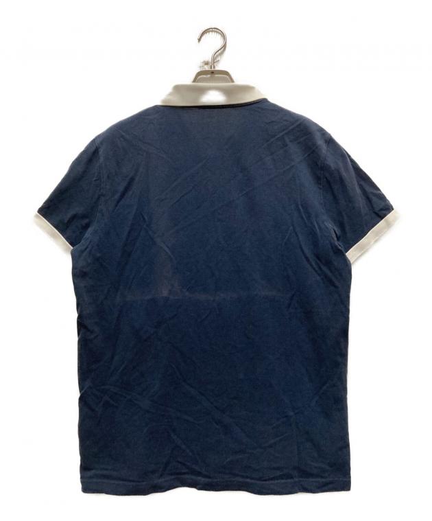 中古・古着通販】MONCLER (モンクレール) ポロシャツ ネイビー サイズ