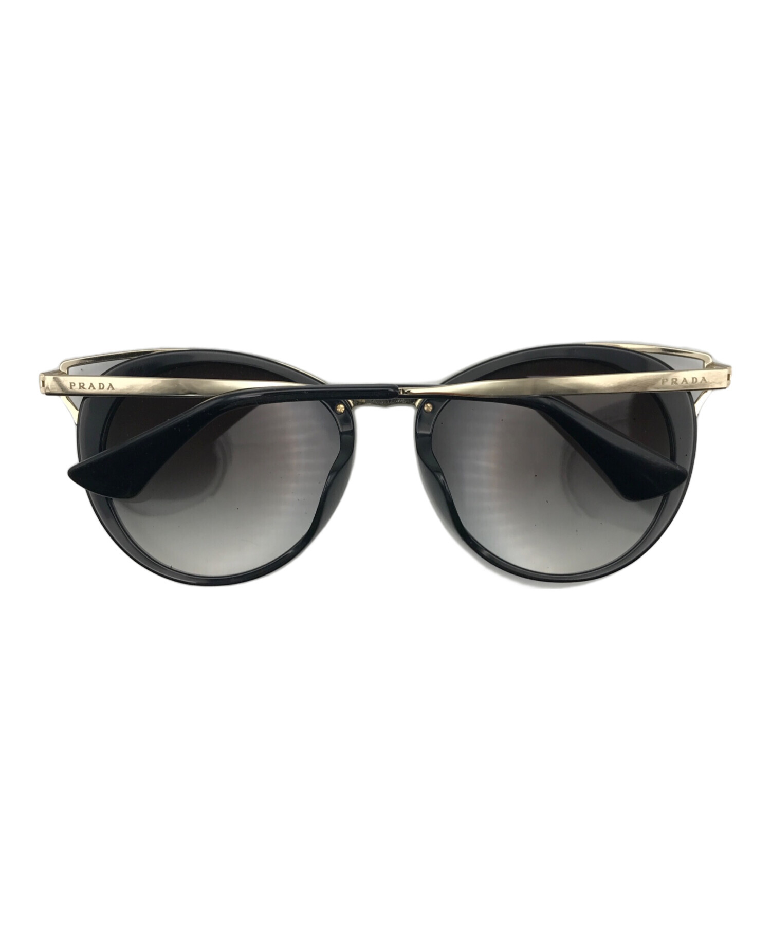 中古・古着通販】PRADA (プラダ) サングラス ゴールド×ブラック サイズ