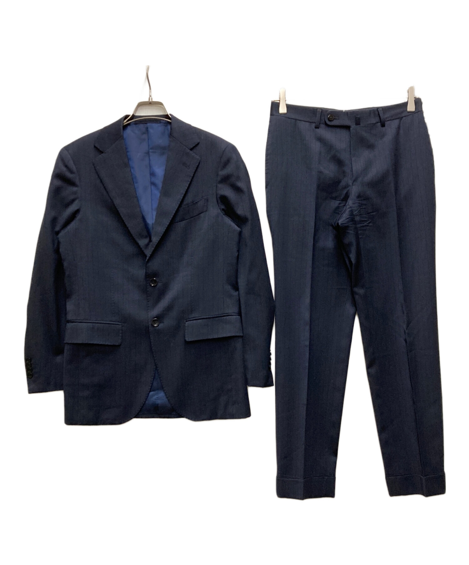 中古・古着通販】BEAMS F (ビームスエフ) ストライプ 2B テーラード