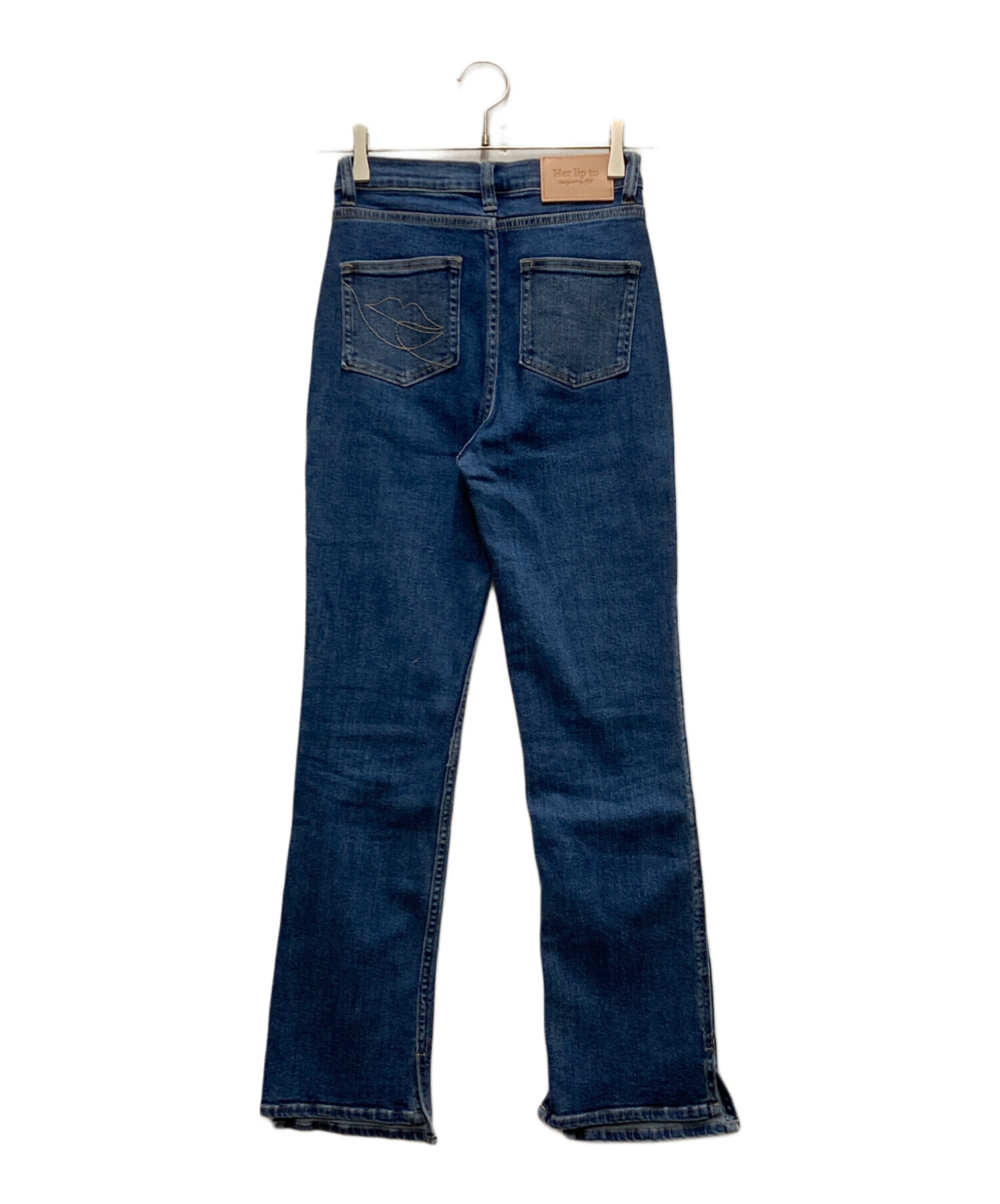 0748 Her lip to ハーリップトゥ byHK デニムパンツ 中古・古着通販】Her lip to (ハーリップトゥ) New York High-Waisted