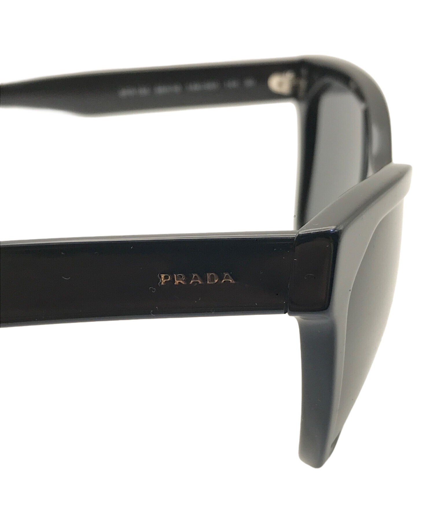 中古・古着通販】PRADA (プラダ) キャットアイサングラス ブラック